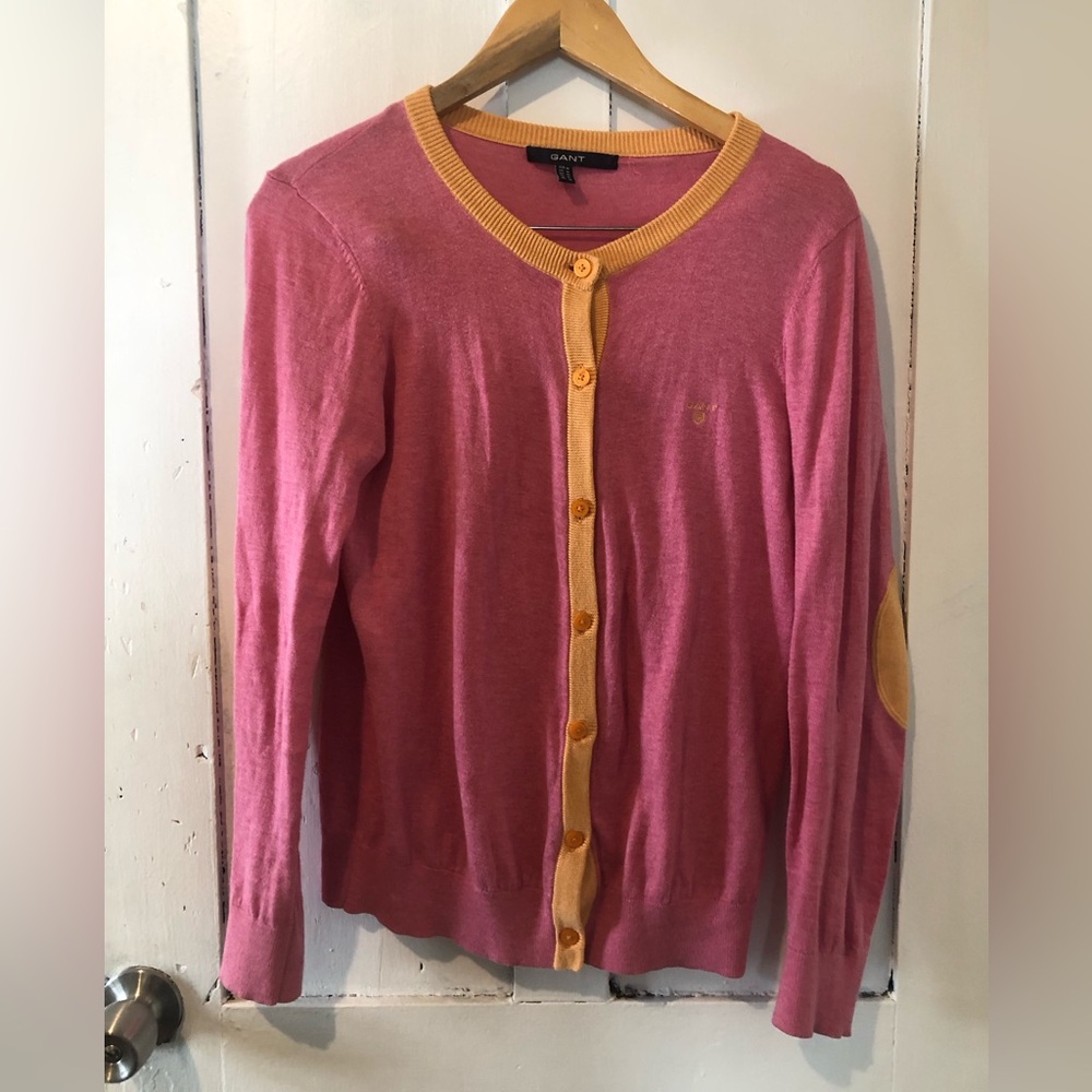 Gant pink and orange cardigan